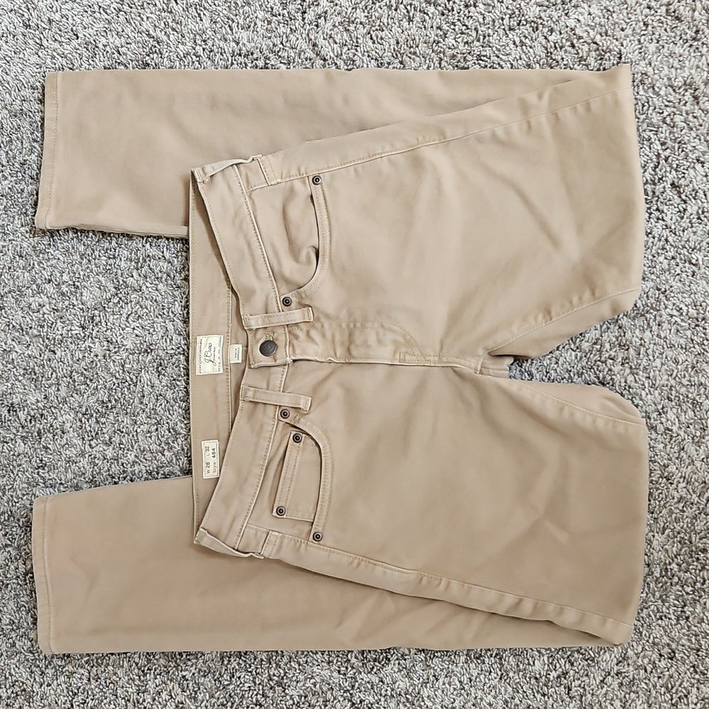 J. Crew Men's Slim Fit Tan Jeans - Picture 2 of 9